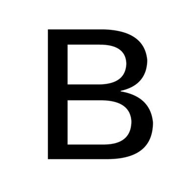 B