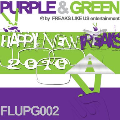 Purple & Green Happy New Freaks 2010