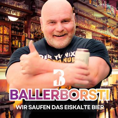Wir saufen das eiskalte Bier