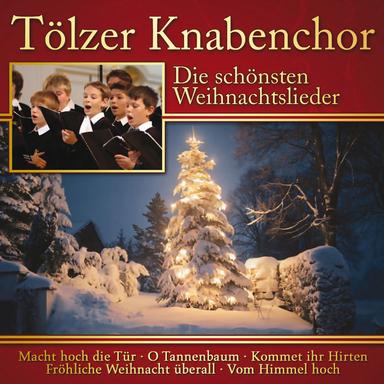 Am Weihnachtsbaum die Lichter brennen