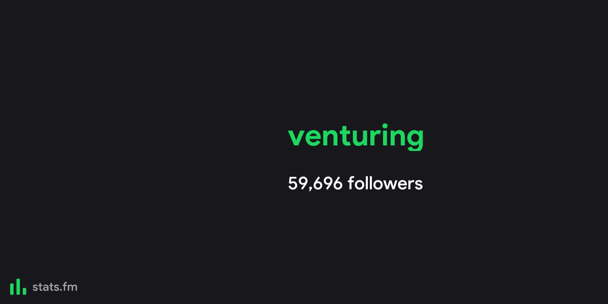 venturing music, stats and more | stats.fm